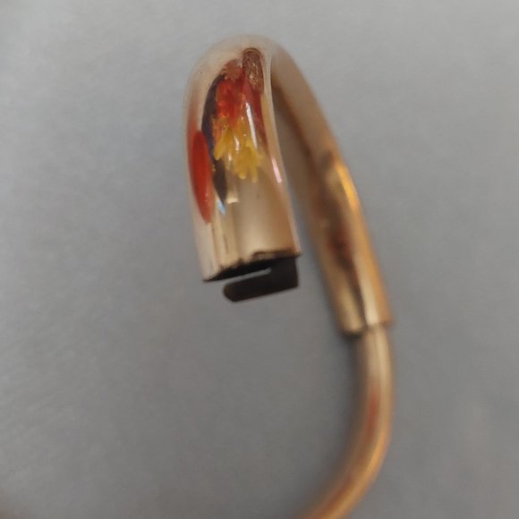 Antique Rose Gold Filled Bangle Bracelet - Picture 9 of 11